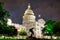 Austin, Texas capital building at night