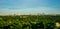 Austin texas skyline blue sky day panoramic greenbelt view