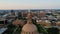 Austin, Texas State Capitol, Goddess of Liberty Statue, Aerial View