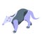 Australia anteater icon isometric vector. Giant baby