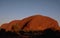 Australia: Ayer`s Rock at sunset