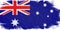 Australia background pattern template - Abstract brushstroke paint brush splash in the colors of australian flag, isolated on
