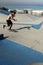 Australia: bondi beach skate park skateboarder