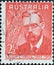 AUSTRALIA-CIRCA 1948 : A post stamp printed in Australia showing a portrait of the scientist William J. Farrer - agronomist 1845-