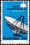 AUSTRALIA - CIRCA 1968: A stamp printed in Australia from the `World Telecommunications via Intelsat II` issue shows Radar Antenna