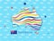 Australia Day 26th January poster map sign summer wallpaper