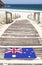 Australia Day Australian Flag Beach Port Stephens