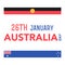 Australia Day on January 26th.