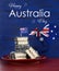 Australia Day lamingtons with text