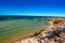 Australia, Eagle Bluff located in Shark Bay offers a breathtaking views.