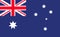 Australia flag. Australian cross with star. National emblem of australia. Official icon of aussie, melbourne and sydney. Banner of
