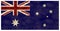 Australia Flag Grunge Metal Australian tin embossed