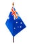 Australia flag on white background