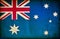 Australia grunge flag