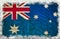 Australia grunge flag