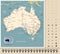 Australia - Highly detailed editable road map