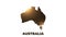 Australia Map Showing Up Intro By Regions 4k animated australian map intro background with countries appearing and