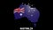 Australia Map Showing Up Intro By Regions 4k animated australian map intro background with countries appearing and