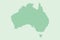 Australia map vector using green straight lines pattern on light background