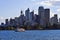 Australia, NSW, Sydney, Paddle Steamer and Skyline