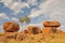 Australia, Outback, Northern Territory, The Devils Marbles Conservation Reserve located south of Tennant Creek