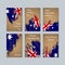 Australia Patriotic Cards for National Day.