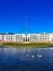 Australia`s Federal Parliament House, Canberra, Seagulls in Reflection Pond