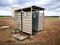 The Australia`s scenic public toilet in Emerald regional town of Queensland.