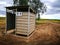 The Australia`s scenic public toilet in Emerald regional town of Queensland.