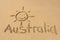 Australia in the Sand