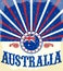 Australia vintage patriotic poster