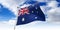 Australia - waving flag - 3D illustration