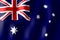 Australia - waving flag - 3D illustration