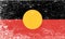 Australian Aboriginal Grunge Flag