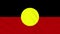 Australian Aboriginal - Mariya flag waving cloth, ideal for background, loop