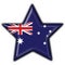 Australian button star heart