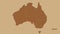 Australian Capital Territory location. Australia. Solid patterned map