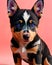 Australian Cattle puppy dog portrait