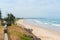 Australian coastal sand beach at Lennox Head, Australia