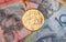 Australian dollar coin and bank notes