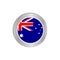 Australian flag with a commonwealth stars / federation in the field of ties and a southern cross on half the flag