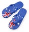 Australian Flag Thongs Sandals