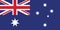 Australian flag vector format illustration