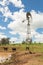 Australian grassland farm windmill
