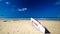 Australian lifeguard station on a deserted beach