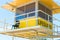 Australian lifeguard tower at Surfers Paradise, QLD, Australia