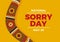 Australian National Sorry Day vector illustration