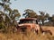 Australian outback rusty old farm truck