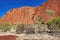 Australian Outback vegetation and red rocks, Northern Territory