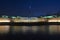 The Australian Parliament House in Canberra at dusk